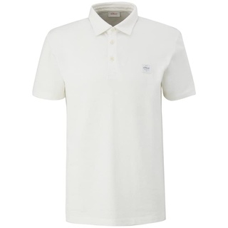 s.Oliver Men's Poloshirt, Kurzarm, weiß 120, XL