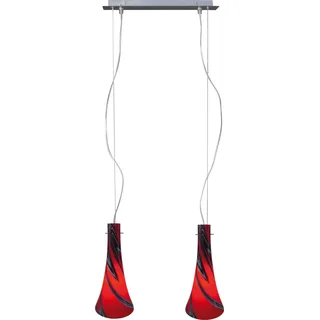 Näve Leuchten Pendelleuchte INDIVIDUUM mit E27 Pendelleuchte INDIVIDUUM mit E27 Pendelleuchten - Glas-Pendelleuchte "Individuum", Hängelampe bunt, E27-Fassung - Bunt