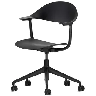 Vitra Bürodrehstuhl Mynt schwarz, Designer Erwan Bouroullec, 81.5-93.5x63.5x53 cm