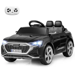 Costway FANTASK Kinder Elektroauto Audi SQ8 schwarz (Schwarz)