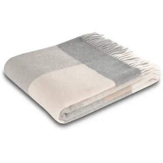Biederlack Soft Impression im Doubleface-Look Kuscheldecke 130 x 170 cm Grau