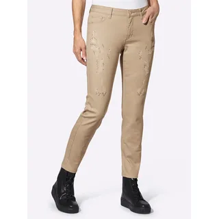 Inspirationen Push-up-Jeans 1 Stk., beige,