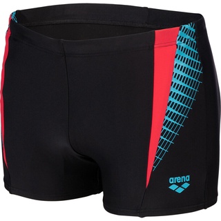 Arena Threefold Short Swim Trunks, Black-black-anguria, 5