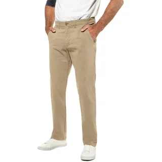 JP 1880 Herren große Größen Übergrößen Menswear L-8XL Chino, Elastikbund, Regular Fit Sand 30 721190300-30