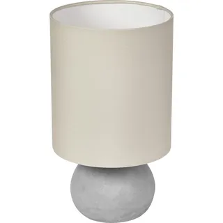 OSRAM Decor Impact dekorative Tischleuchte aus Beton mit E27 Fassung, 220mm, IP20, beige und grau - Beige