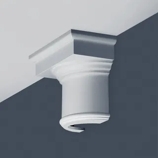 Orac Decor K1111 LUXXUS halbes Kapitell für Stuck Halbsäule Wand-Einrichtungs-Element