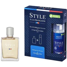 Christine Arbel Paris Parfumset Herren 1 Style à la Française Eau de Toilette + 1 FRESH Eau de Toilette - 2 X Sprühflakon 100 ml