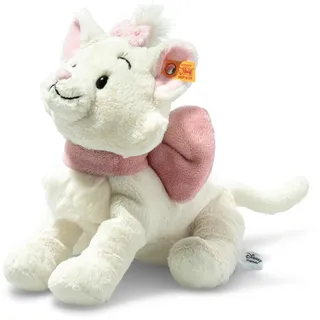 Steiff Soft Cuddly Friends Katze Marie 24 cm Weiß/Rosa