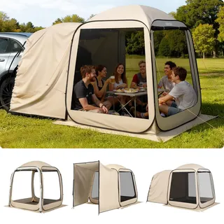 Vevor Campingzelt 1,83 x 1,83 m Beige