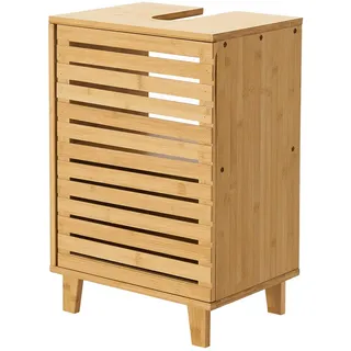 [en.casa] Waschbeckenunterschrank Iveland 40 x 60 x 30 cm Beige