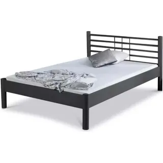 Metallbett Mia – 140 x 220 cm / schwarz