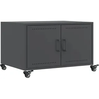 vidaXL Couchtisch Anthrazit 68x50x43,5 cm Stahl - Grau