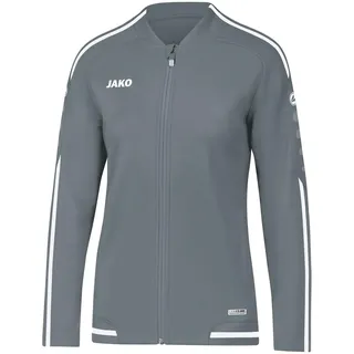 Jako Damen Freizeitjacke Striker 2.0, steingrau/weiß, 34, 9819