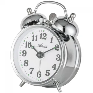 Atlanta Wecker Mechanisch Analog Silber 1068-19