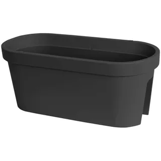 Pflanztopf Geländer Anthrazit Balkon Blumenkasten Kübel Terrassen Kräutergarten