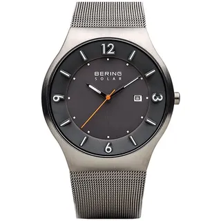 Bering Herren Uhr Armbanduhr Solar - 14440-077 Meshband