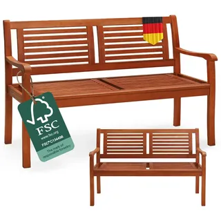 CASARIA® Gartenbank FSC®-Zertifiziert Wetterfest - Naturbelassen