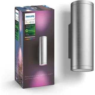 Philips Außenwandleuchte LED silber