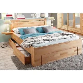 OTTO home Home »Sabrina« Stauraumbett mit hoher Stabilität, INKLUSIVE Schubladen,