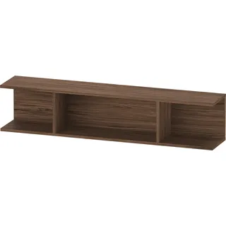 Duravit Ketho.2 Wandregal, 150x800x170mm, 3 offene Fächer, K21208021210000, Farbe: Nussbaum Dunkel Dekor
