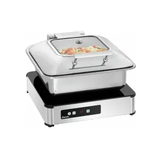 Bartscher Induktionswarmhalteplatte IW3, Die Induktionswarmhalteplatte sorgt für einen einheitlichen Look bei Buffets, 1 Stück