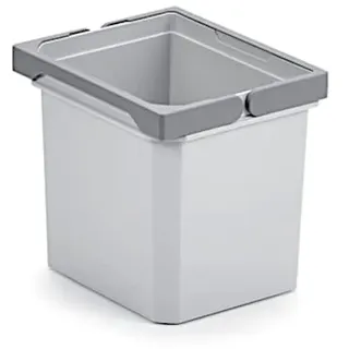 Naber Mülleimer | Modell 8012343 | Volumen 6L | 230 x 191 x 216 mm | Kunststoff Grau