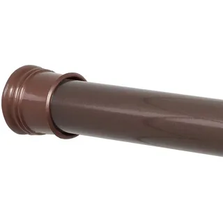 Zenna Home Shower Rod Tension Duschstange, Bronze, 72 inches