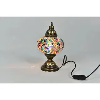 Handgemachte türkische Tischlampe mehrfarbig Stimmungsbeleuchtung Orientalische Nachtlampe