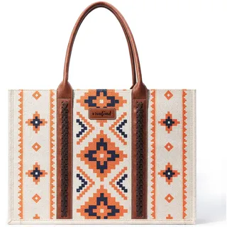 KALIDI Tote Bag Damen Shopper Aztec Crossbody Bag Handtasche Tasche Damen Umhängetasche mit verstellbarem Gurt für Arbeit Büro Reisen Einkaufen Schule