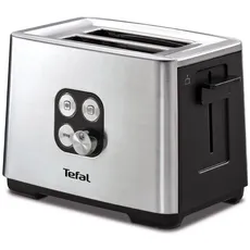 Tefal Tefal TT420D30, Toaster, Schwarz, Silber
