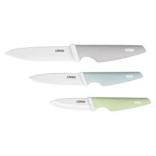 MEC137 3-teiliger Messerblock (7,5 / 10 / 12,5 cm) – Spülmaschinenfeste Keramikklinge