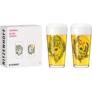 Ritzenhoff & Breker Bierglas Farbknall 0,432 l 2 St.