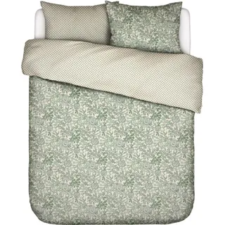 Essenza Satin Bettwäsche-Garnitur Ophelia Farbe Greenish Größe 155x220+80x80