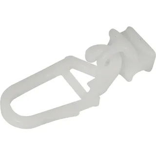 Mydeco Gardinengleiter Weiß Ø 1,6 cm & Ø 2 cm 20 Stück