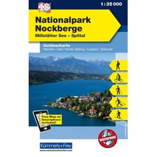 KuF Österreich Outdoorkarte 18 Nationalpark Nockberge