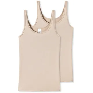 SCHIESSER Modal Essentials Unterhemd Beige 48