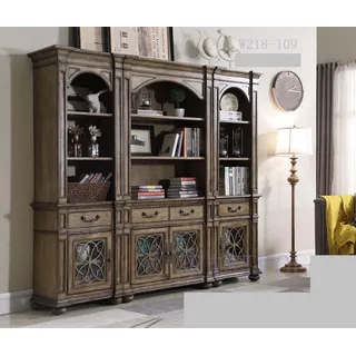 Details zu Design Wandregal Regal Bücherschrank Wohnwand Wohnzimmer Wand Regal - Braun