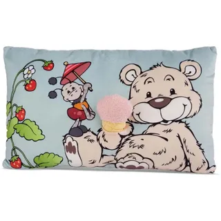 NICI Bär Bendix Kissen 43 x 25 cm Blau