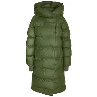 NOISY MAY NMSKY L/S LONG COATED JACKET NOOS Frauen Winterjacke grün S