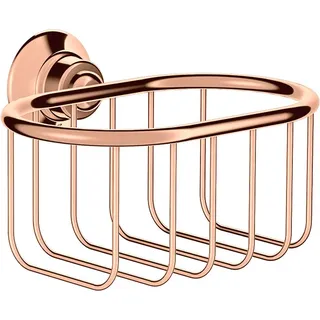hansgrohe  AXOR Montreux Seifenkorb, 42065300, Farbe: Polished Red Gold
