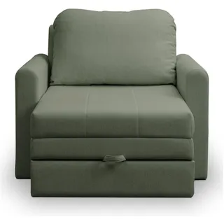 Selsey Schlafsessel DEJANO Textil 103 x 90 x 115 cm Salbeigrün