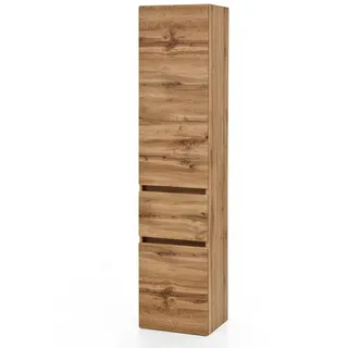 Held Baabe Hochschrank 40 x 180 cm Braun MDF/Spanplatte/Massivholz