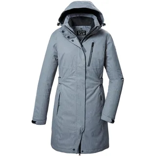 KILLTEC Damen Funktionsparka/Parka mit abzippbarer Kapuze KOW 303 WMN PRK, graumelange, 38, 41815-000