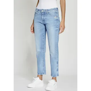 Gang Boyfriend-Jeans »94NADIA« 5-Pocket Style mit Reißverschluss und Knopf, blau