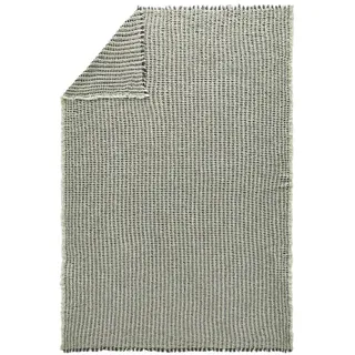 Dieter Knoll Wohndecke , Grün, Dunkelgrau , Textil , 150x200 cm , Made in Europe , atmungsaktiv , Heimtextilien, Wohntextilien, Decken, Kuscheldecken