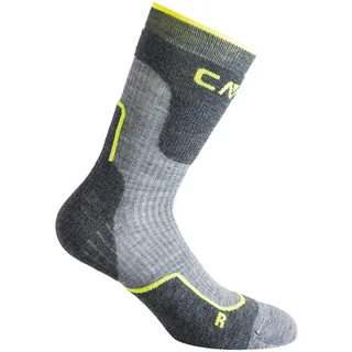 CMP - Mittelgroße Wandersocken aus Wolle für Kinder, Asphalt Mel., 28/30