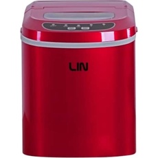 LIN Tragbarer Eiswürfelbereiter LIN ICE PRO-R12 rot, Eisherstellung, Rot
