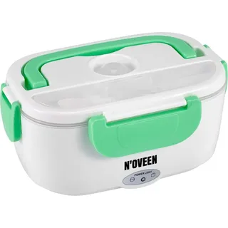 N'oveen Elektrische Lunchbox Essen Wärmer Wärmer Box Beheizter Behälter für Lebensmittel BPA frei (Minze, 230 V) - Türkis