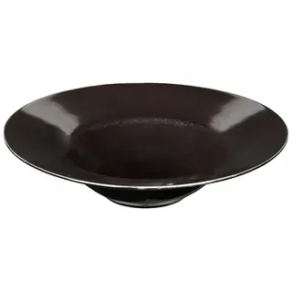 Broste Copenhagen Pastateller aus Steingut in der Farbe Nordic Coal, Durchmesser: 29cm, 14533466