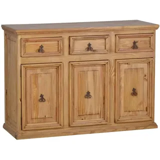 MiaMöbel Mexico Sideboard Massivholz Pinie Mexiko Möbel Mexikanisch
